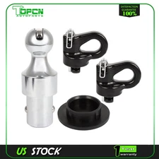 Curt 38K Gooseneck Hitch Kit Puck System 2-5/16" Ball For Chevy Ford GMC Nissan