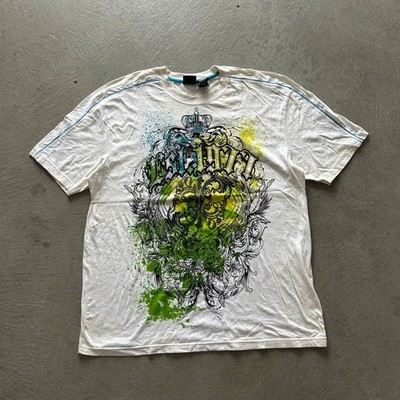 Vintage Y2K Bugle Boy Shirt Size XL White Grunge Skater