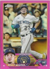 2023 Topps Chrome Willy Adames #101 Pink Refractor SP San Francisco Giants