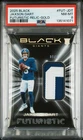 2025 Panini Black Gold Relic Jaxson Dart Rookie Giants /10 PSA 8 POP 1