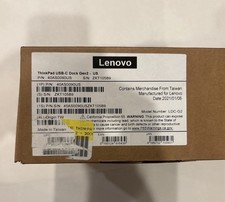 Lenovo Thinkpad USB-C Dock Gen 2 Docking Station 40AS0090US New