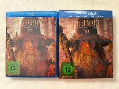 DER HOBBIT Eine Unerwartete Reise | 3D + Blu-Ray | mit Holo Schuber | NEUWERTIG - Bild 1 von 3