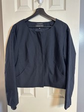 Jones New York Women's Stretch Black Blazer Jacket Size 6 Long Sleeve