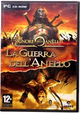 IL SIGNORE DEGLI ANELLI LA GUERRA DELL'ANELLO GIOCO PC CD ROM ITALIANO 91001