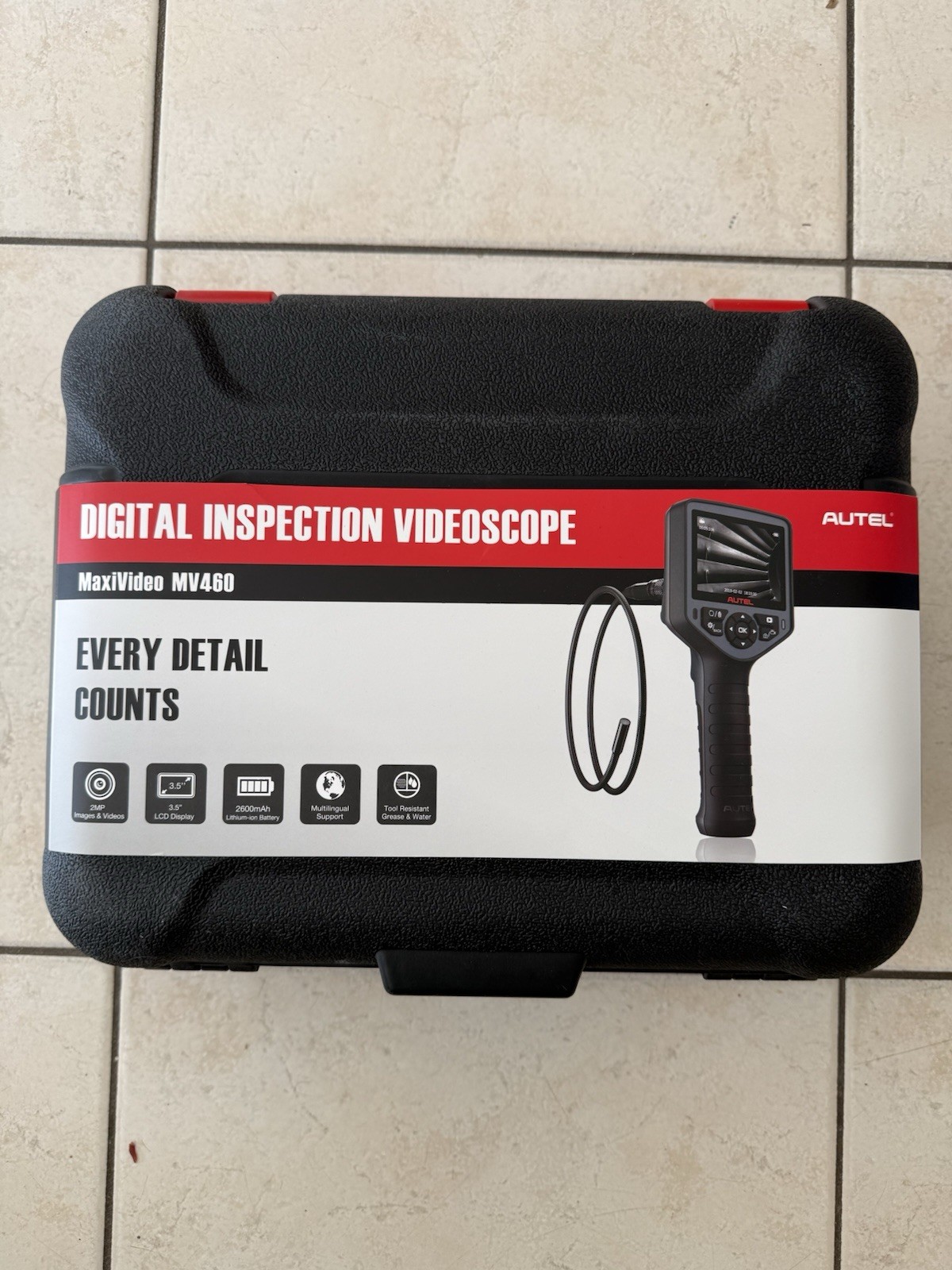Vidéoscope Autel MV460 idéal pour entretien auto et travaux maison