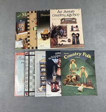 Vtg Lot Of 9 Tole Painting Books Country Amish Folk Art Tea Parties Friend Geese