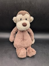JELLYCAT Bashful Monkey Retired Lovey Stuffed Animal Plush SO SOFT Small 8  