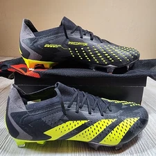 Adidas Predator Accuracy Injection.1 Low FG Black/Green Mens Size 7 New IG0782