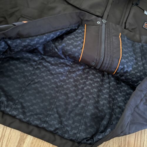 Walls Men’s 3XL Heavy Coat Jacket Dark Brown Full Zip Insulated Reflective - Picture 9 of 15
