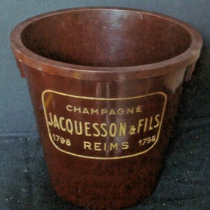 Ancien seau à champagne style Art Déco signé André LEROY / ø18cm - Ht : 20cm