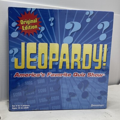 Jeopardy Board Game 2005 Original Edition By Pressman New Sealed