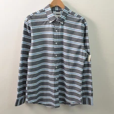 Amazon Essentials NWT Button-Up Shirt Mens Large Slim Fit Oxford Cloth Cotton