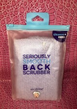SPA SISTER Seriously Smooth Back Scrubber, Bath Accessories ,Purple.