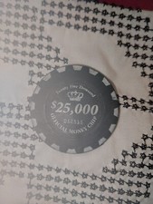 VERY NICE $25,000 OFFICAL MONEY CHIP NOVEITY ...