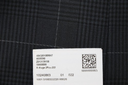 HUGO BOSS Anzug, Mod. H-Huge-2Pcs-222, Gr. 94 / US 38L, Slim Fit, Dark Grey - Bild 13 von 13