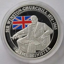 2009 Greatest Britons Sir Winston Churchill Premierminister Commemorative & COA