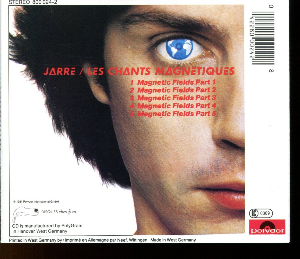 Jean Michel Jarre Magnetic Fields Les Chants MAGNETIQUES