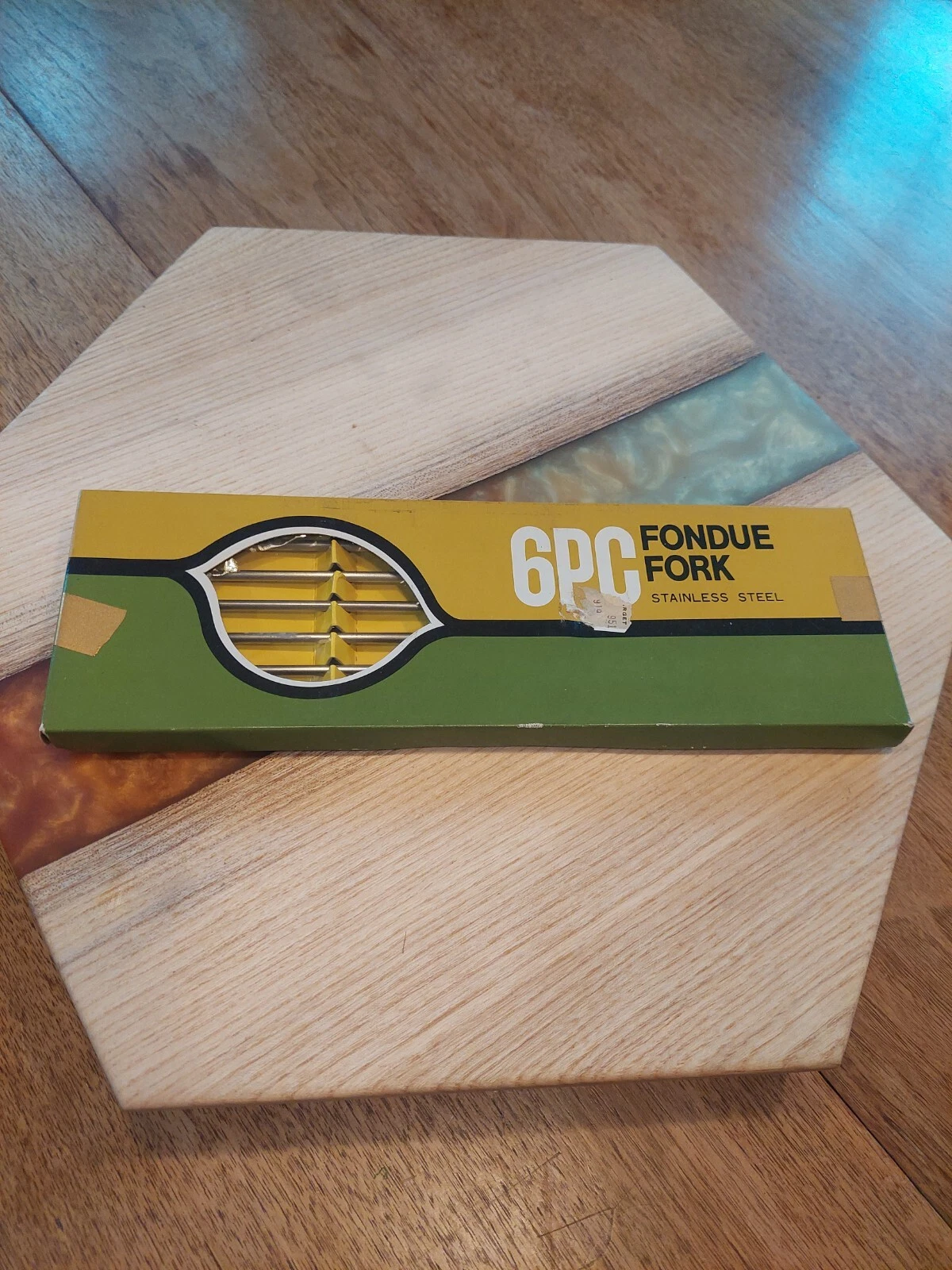 Vintage Fondue Forks In Original Box. Set Of 6. Nice Condition