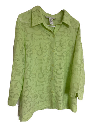 Chemise Sag Harbour Taille 8P - Imprimé Floral/paisley Manches Longues - Occasion Très Bon état
