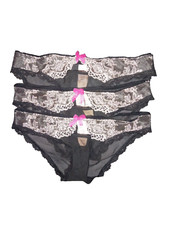 Victoria's Secret Cheekini Vintage Panties Lot of 3 Womens XS NWTNew