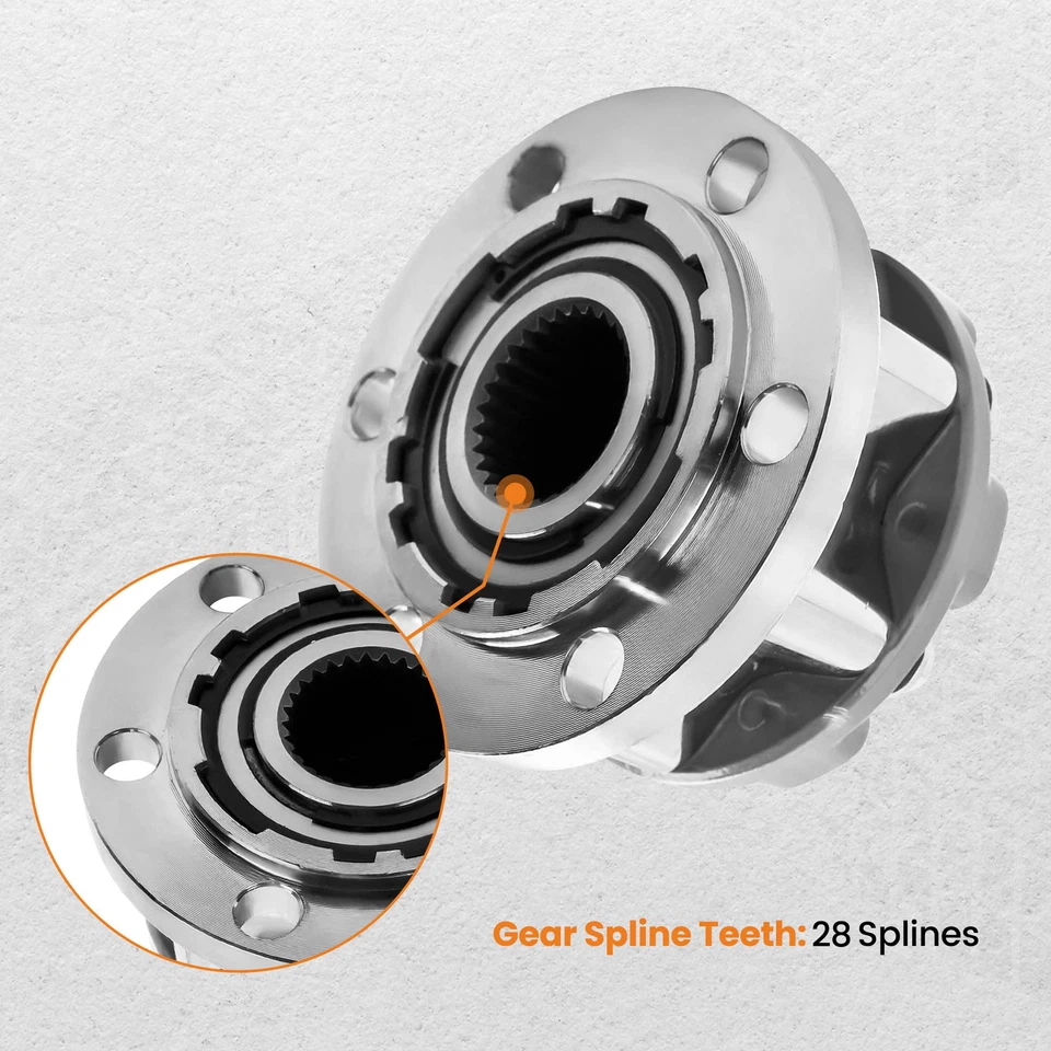 2x Blocco mozzo cuscinetto ruota gratuito for Mitsubishi L200 Pajero MD886389 - Immagine 4 di 4