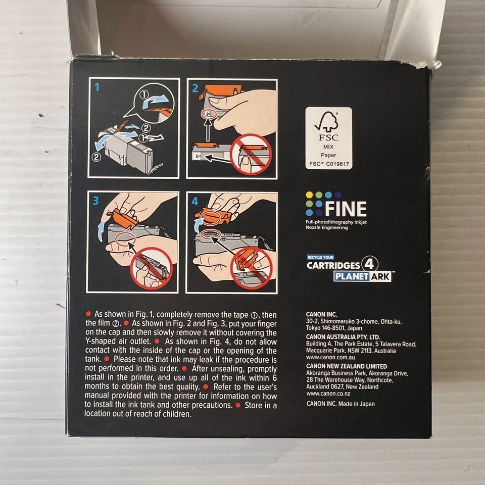 Canon CLI-521 & PGI-520 Value Pack (8 inks) FREE POST - Image 4 of 4