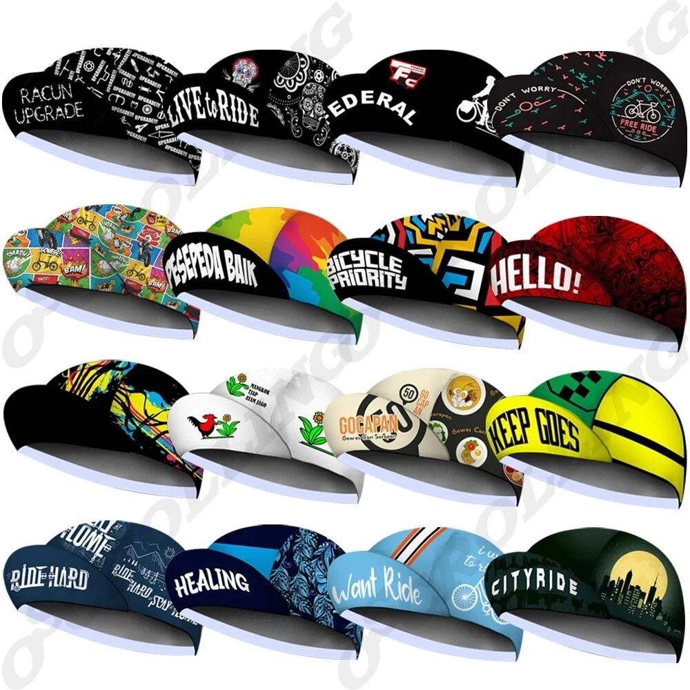 Multi Styles Skull Hello Funny Ride Bike New Classical Cycling Caps OSCROLLING G