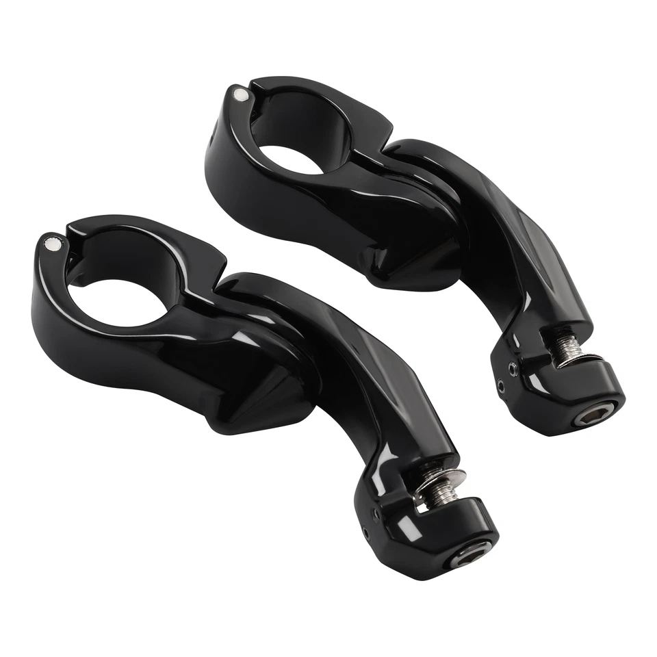 1,25 дюйма 1-1/4 дюйма 32 мм короткие угловые шоссейные ножные колышки крепление подходит для Harley Touring - Изображение 3 из 4