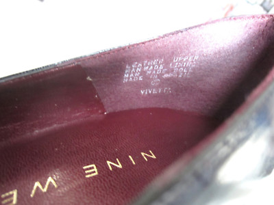 Escarpins Nine West Vivetta – Cuir Noir – Taille 6 US – Neufs En Boîte (talons Hauts)