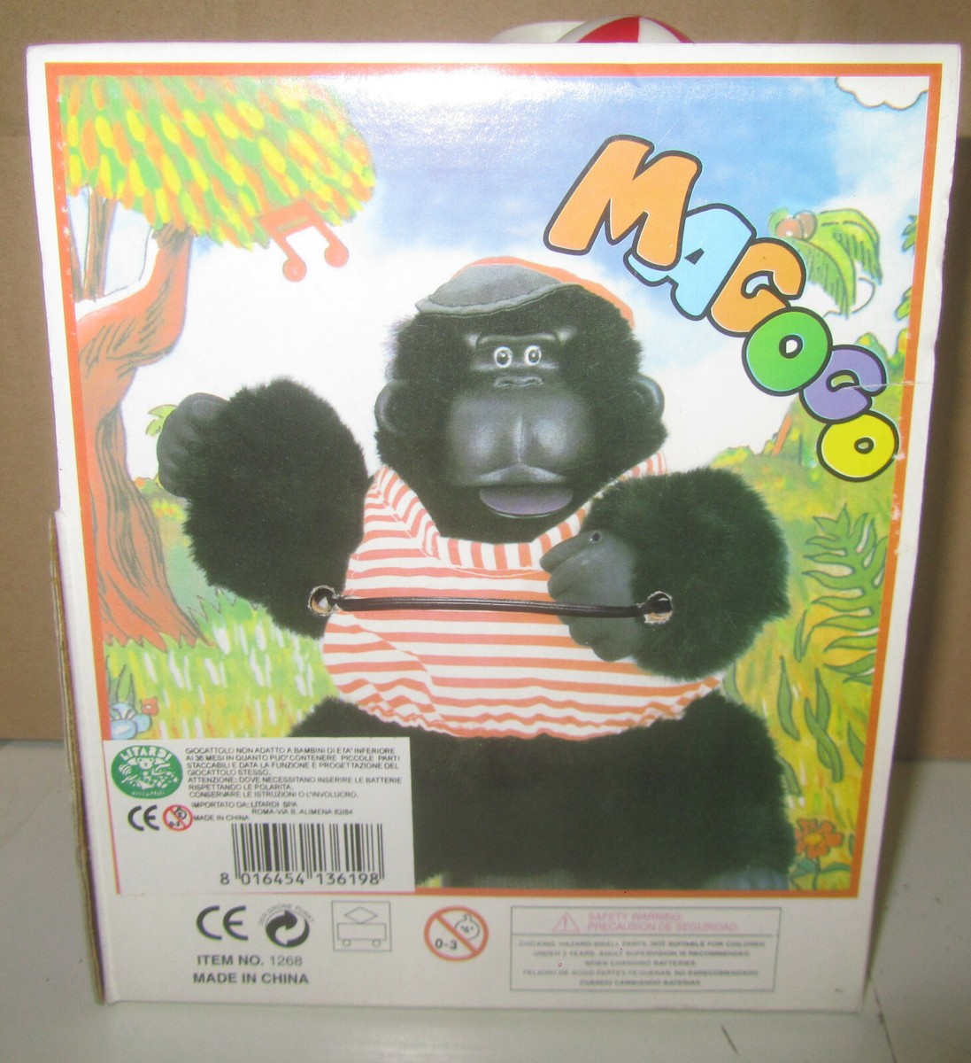 Gorilla MAGOGO Litardi Magical Murphy Toy Plush Vintage SPESE