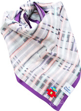 Vivienne Westwood Man Gauze Handkerchief Orb Man Striped Orb Embroidered 49cm