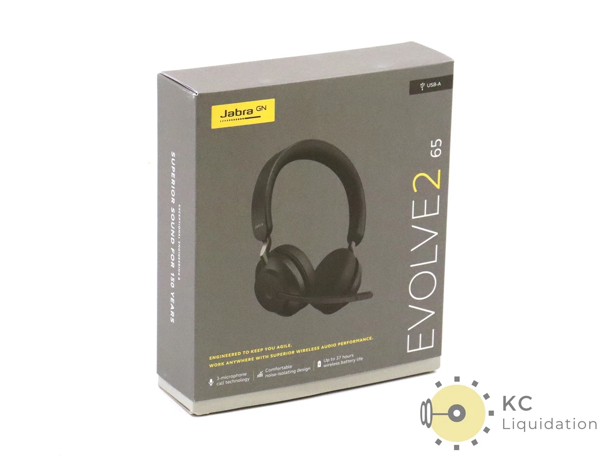 NEW Jabra Evolve2 65 MS Stereo Wireless Headset 26599-999-999