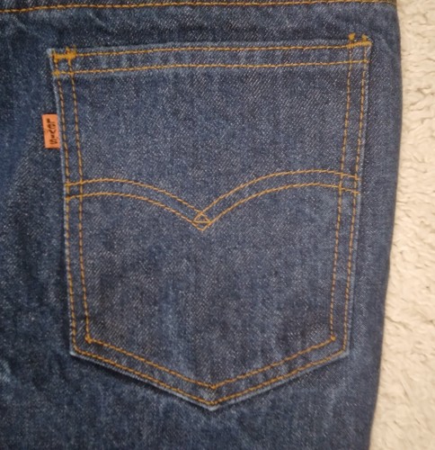 Vintage 1980's Levi's 20517-0217 Orange Tab Bootcut Jeans 517 Men's 33X32 - Picture 10 of 12