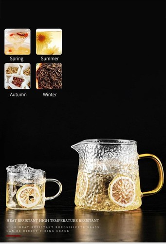 Tetera de vidrio 450-1000 ml moderna transparente fácil de llenar tarro de café sólido con tapa - Imagen 17 de 28
