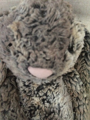 JELLYCAT Gray Floppy Bashful BUNNY RABBIT 11" Plush Super Soft All Ages Baby - 第 6/10 張圖片