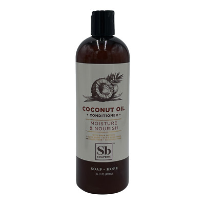 Sb Soapbox Coconut Oil Conditioner Moisture & Nourish 16 oz Shea Vitamin E & K