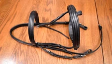 Vespucci monocrown double raised padded crank bridle black Horse dressage $345