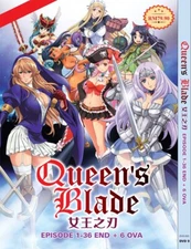 ANIME QUEEN BLADE VOL.1-36 END + 6 OVA DVD ENGLISH DUBBED *UNCUT* REGION ALL