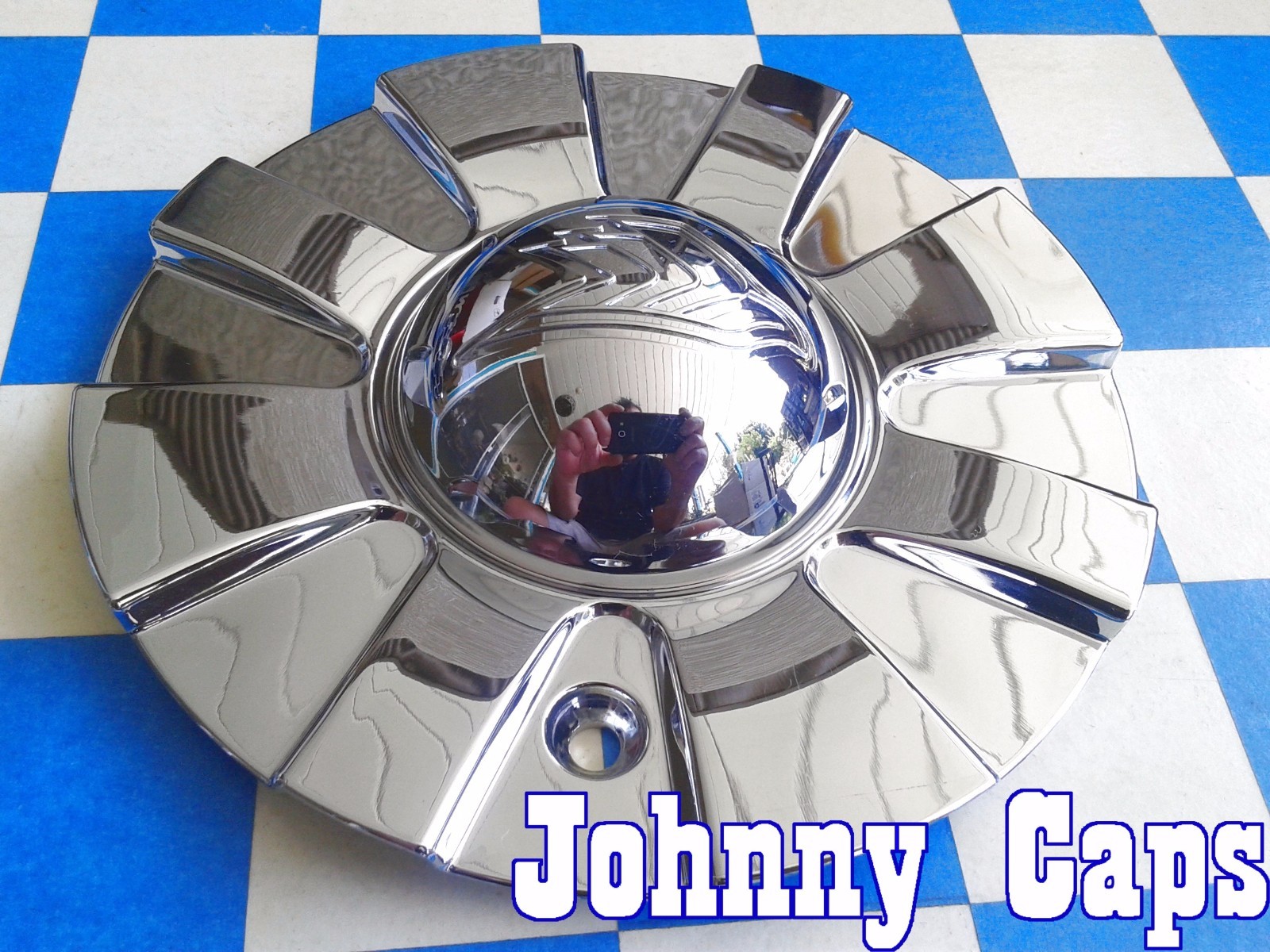 AWI DIABLO UNKNOWN Wheels [43] CHROME Center Caps # P274 Custom Center Cap (1)