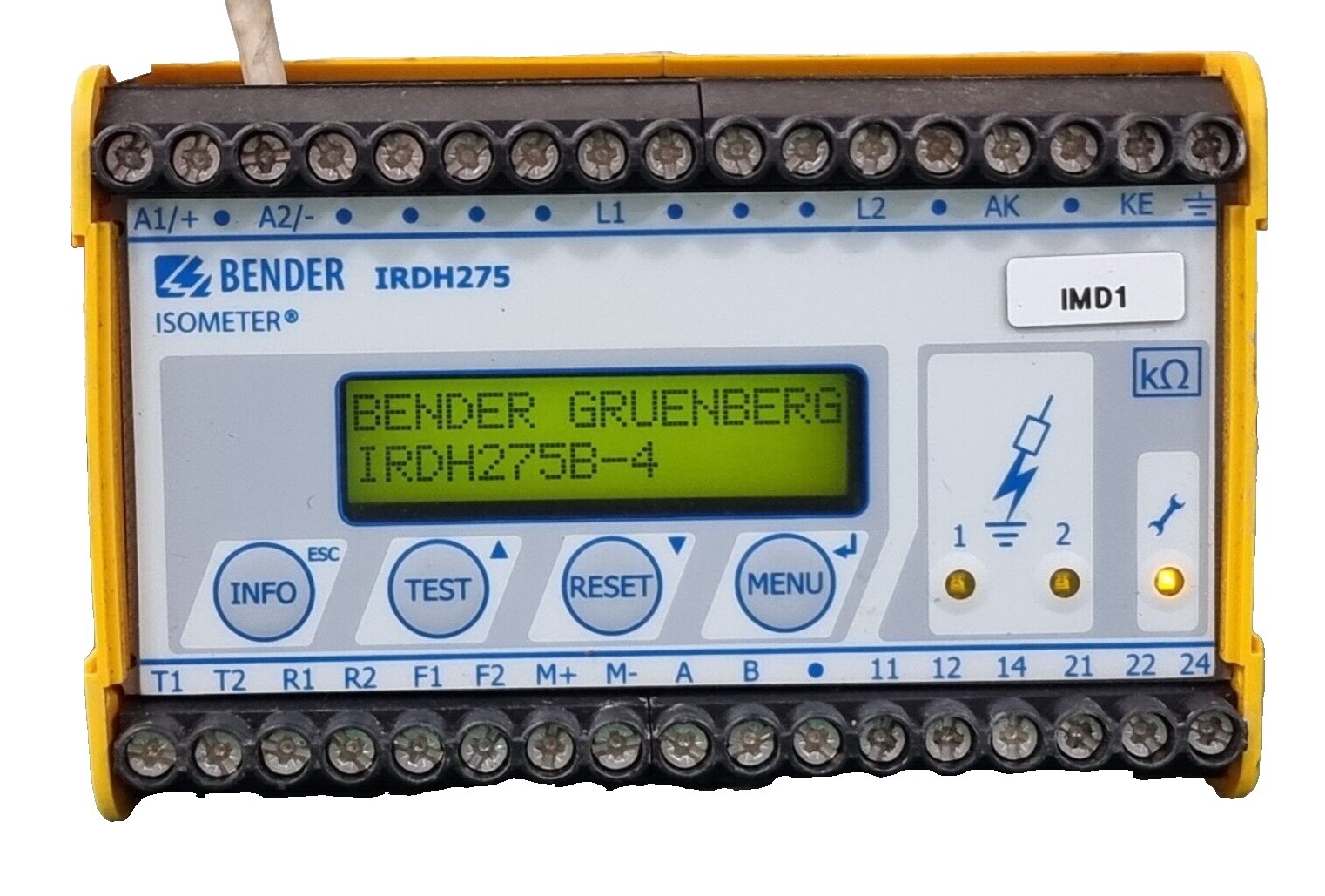 BENDER A ISOMETER 107 TL 47 INSULATION MONITORING DEVICE 107TL47