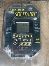 Excalibur Solitaire Executive Electronic Handheld Game Travel  370E-CS