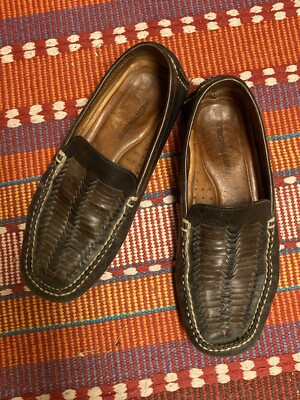 Johnston & Murphy Brown sheepskin Loafers wSlip-On Design Johnston & Murphy Mens 10 McGuffey Loafer Tan Sheepskin Slip  main image 2