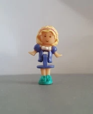 Rare Vintage Bluebird 1994 Polly Pocket Pretty Polly Locket Goes Shopping Doll