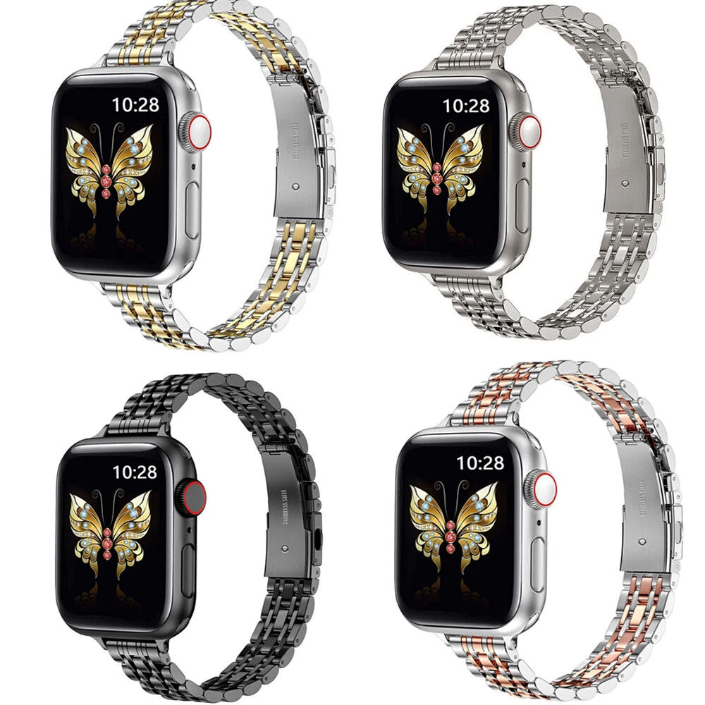 Slim iWatch Band Women Strap for Apple Watch 7 6 5 4 3 2 SE 38 40 41 42 44 45mm eBay
