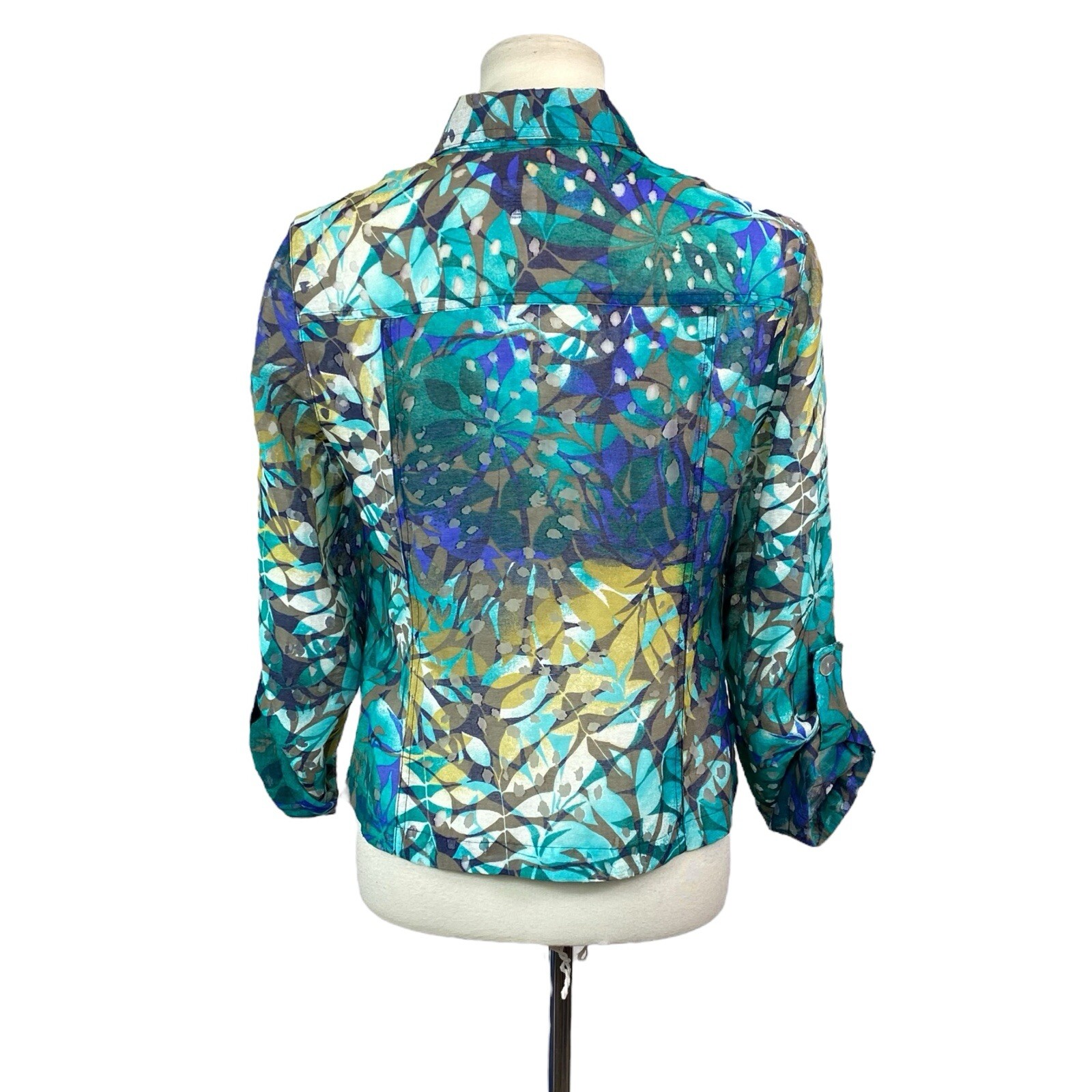 Ruby Rd Woman’s Lightweight Jacket Size 6 Tropica… - image 5