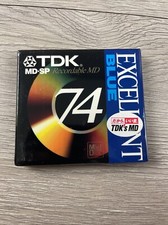 TDK MD-SP EXCELLENT 74 MiniDisc - Blue NEW SEALED