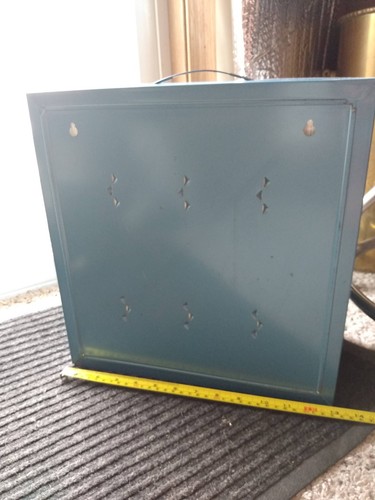 Vtg 36 Drawer Metal Akro-Mils Small Parts Storage Organizer Cabinet Bin Dividers - Picture 10 of 13