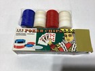 VTG 1950s Poker Chips interlocking washable original Box — photo 3