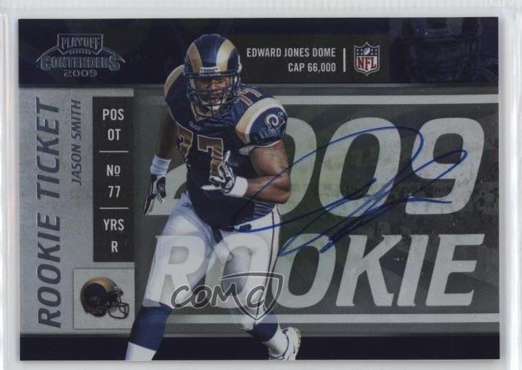 2009 Playoff Contenders Rookie Ticket /237 Jason Smith #102 Rookie Auto RC 1q7