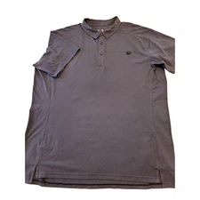 Arc'Teryx Captive SS Performance Polo Shirt Navy Blue Size XXL Men EUC